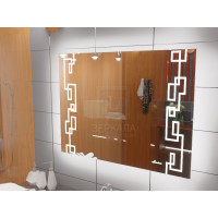 Зеркало для ванной с подсветкой Ливорно 80х60 см