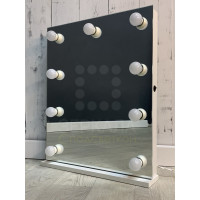 Гримерное зеркало без рамы 60х50 с подсветкой LED лампочками