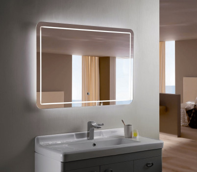 Зеркало с подсветкой для ванной комнаты Анкона 120х90 см (1200х900 мм)