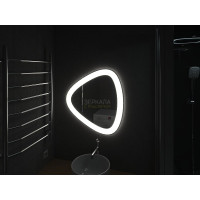 Зеркало в ванную комнату с подсветкой Манго 65х65 см
